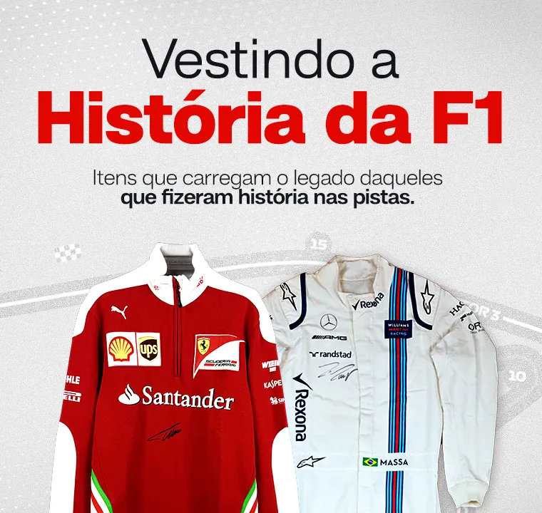 Vestindo a História da F1