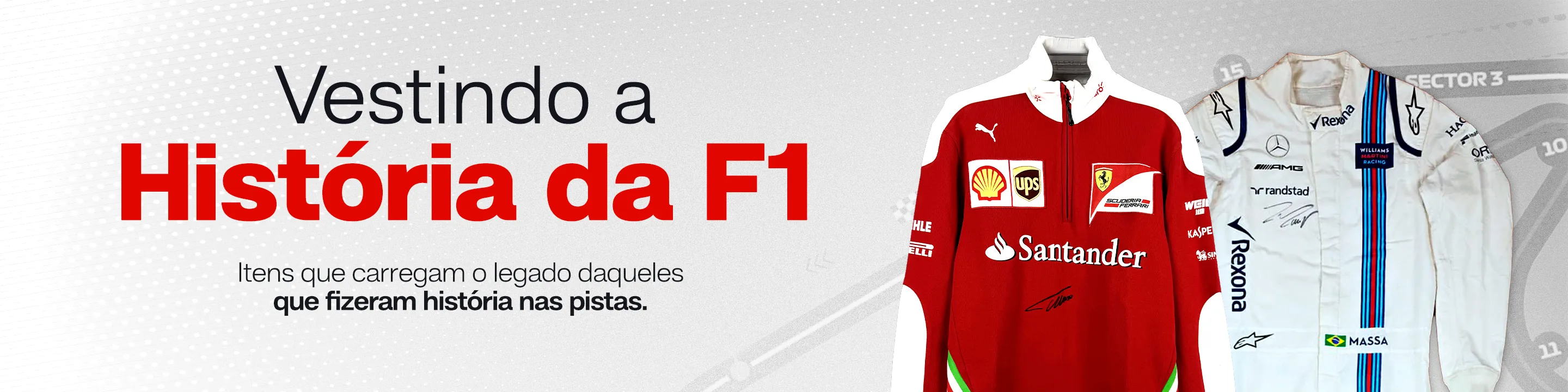 Vestindo a História da F1