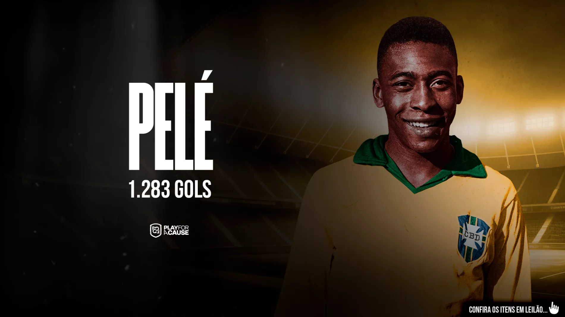 Imported Book: Storia Illustrata dei Mondiali di Calcio 1986, Autographed by Pelé — logo da campanha