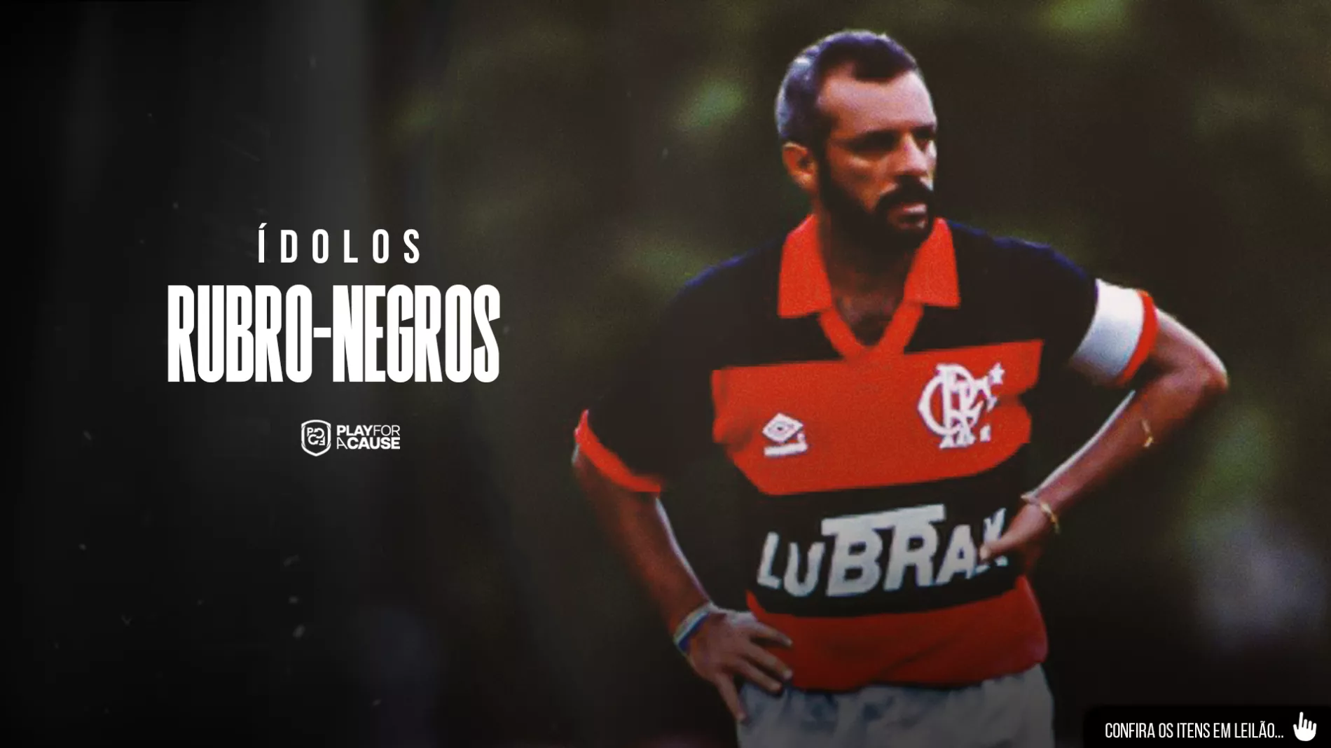 Flamengo Retro Jersey – Raul – 1983 Season – Signed + Farewell Match Ticket — logo da campanha